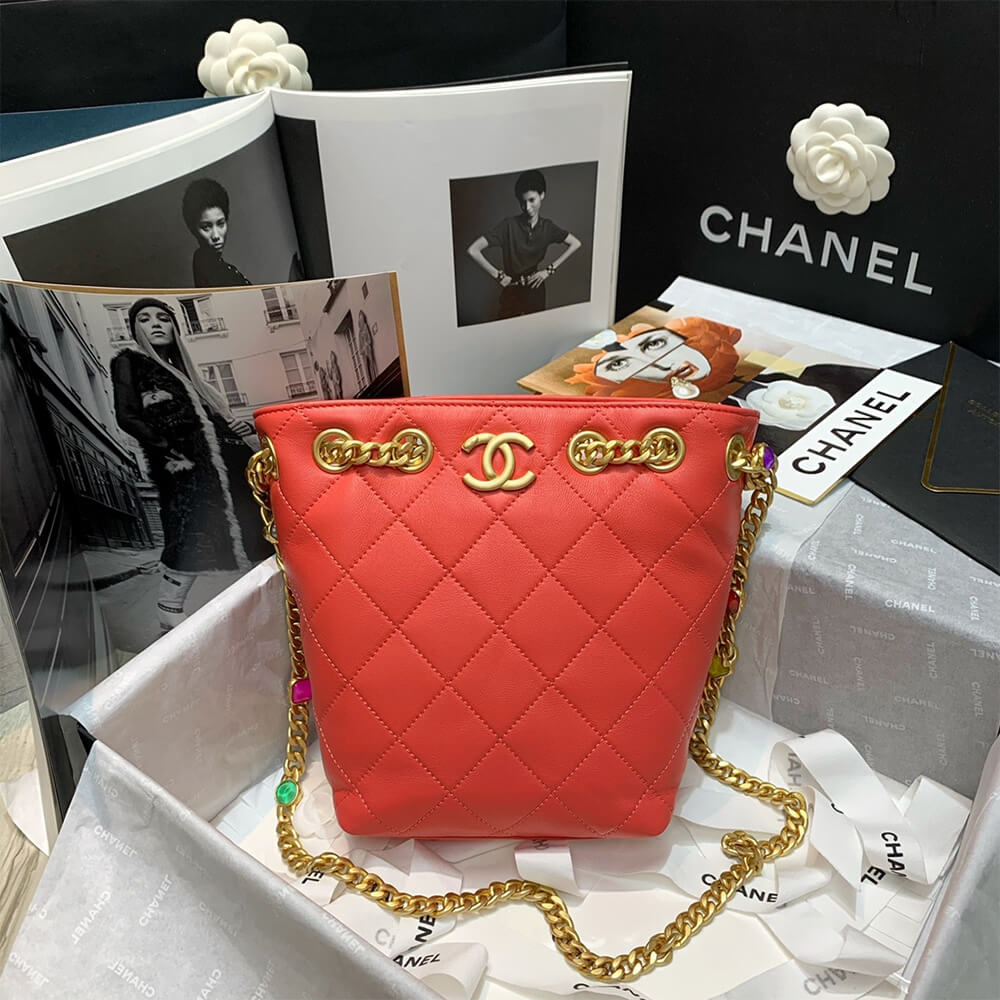 CHANEL Drawstring Bag