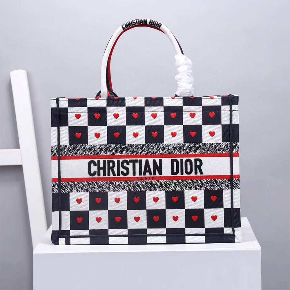 SMALL DIORAMOUR DIOR BOOK TOTE