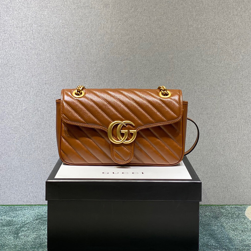 GG Marmont small matelasse shoulder bag