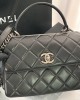 CHANEL FLAP BAG WITH TOP HANDLE