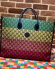 GG Multicolour large tote bag