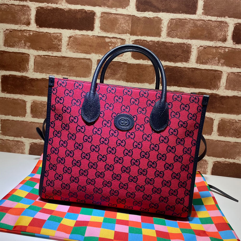 GG Multicolour small tote bag