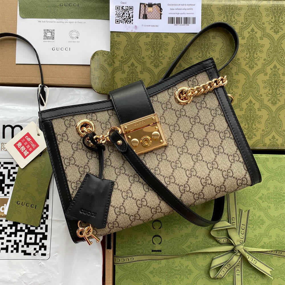 Padlock small GG shoulder bag