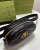 GG Marmont Quilted Leather Belt Bag