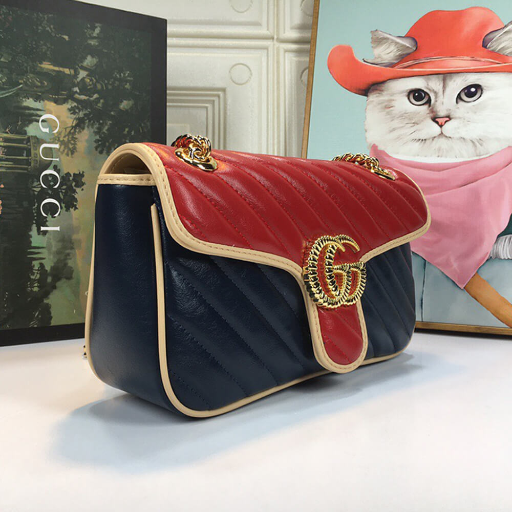 GG Marmont small matelasse shoulder bag