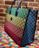 GG Multicolour large tote bag