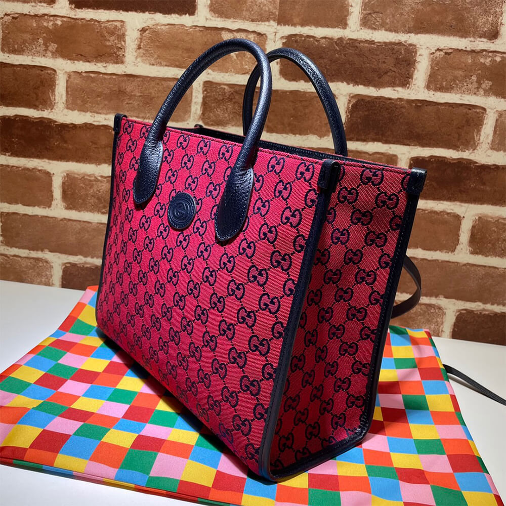 GG Multicolour small tote bag