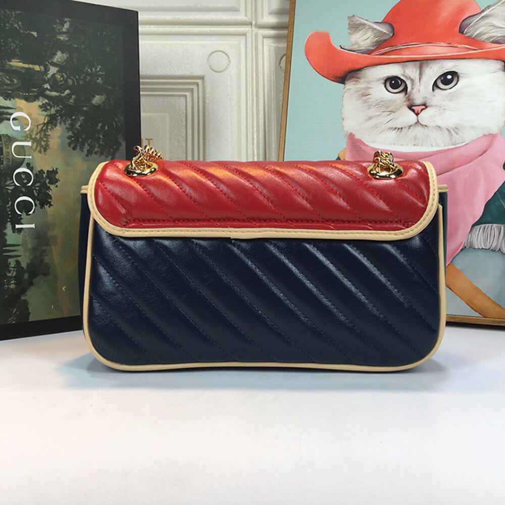 GG Marmont small matelasse shoulder bag