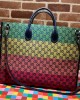 GG Multicolour large tote bag