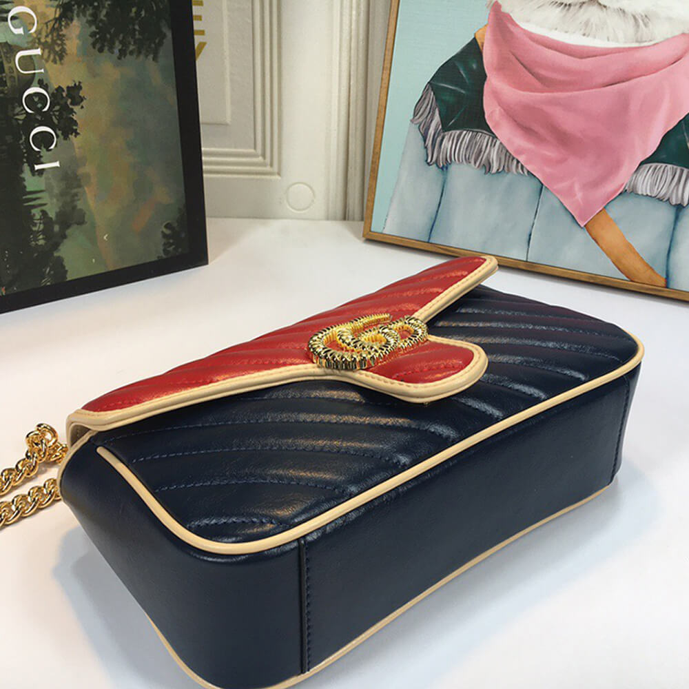 GG Marmont small matelasse shoulder bag