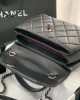 CHANEL FLAP BAG WITH TOP HANDLE