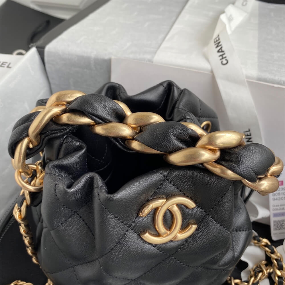 CHANEL Drawstring Bag