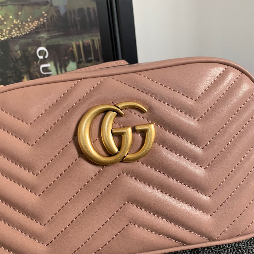 GG Marmont small matelasse shoulder bag