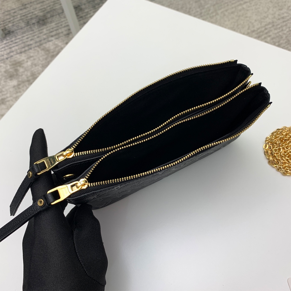 DOUBLE ZIP POCHETTE