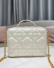 DIOR CARO BOX BAG WITH CHAIN