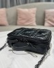 DIOR CARO BOX BAG WITH CHAIN