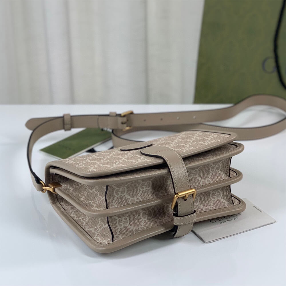 Mini shoulder bag with Interlocking G