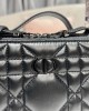 DIOR CARO BOX BAG WITH CHAIN