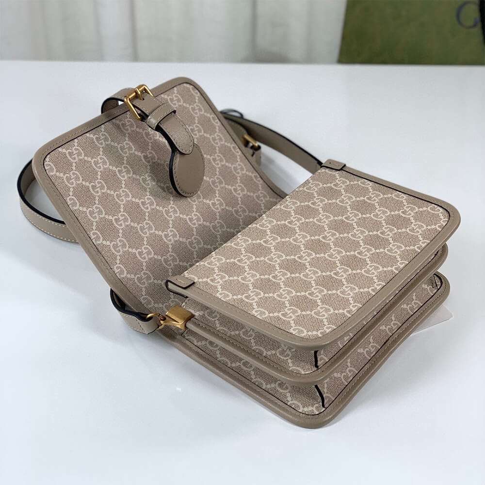 Mini shoulder bag with Interlocking G