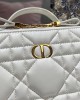 DIOR CARO BOX BAG WITH CHAIN