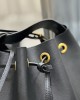 PARIS VII LARGE FLAT HOBO BAG IN SMOOTH LEATHER