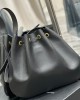 PARIS VII LARGE FLAT HOBO BAG IN SMOOTH LEATHER