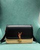 SOLFERINO MEDIUM SATCHEL IN BOX SAINT LAURENT LEATHER