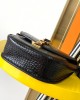 KAIA SMALL SATCHEL IN SHINY CROCODILE-EMBOSSED LEATHER