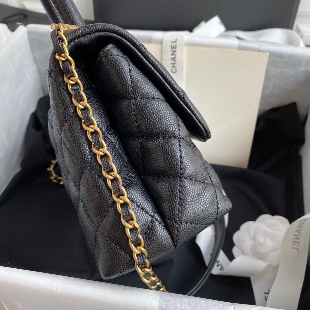 CHANEL Coco Handle Bag Small