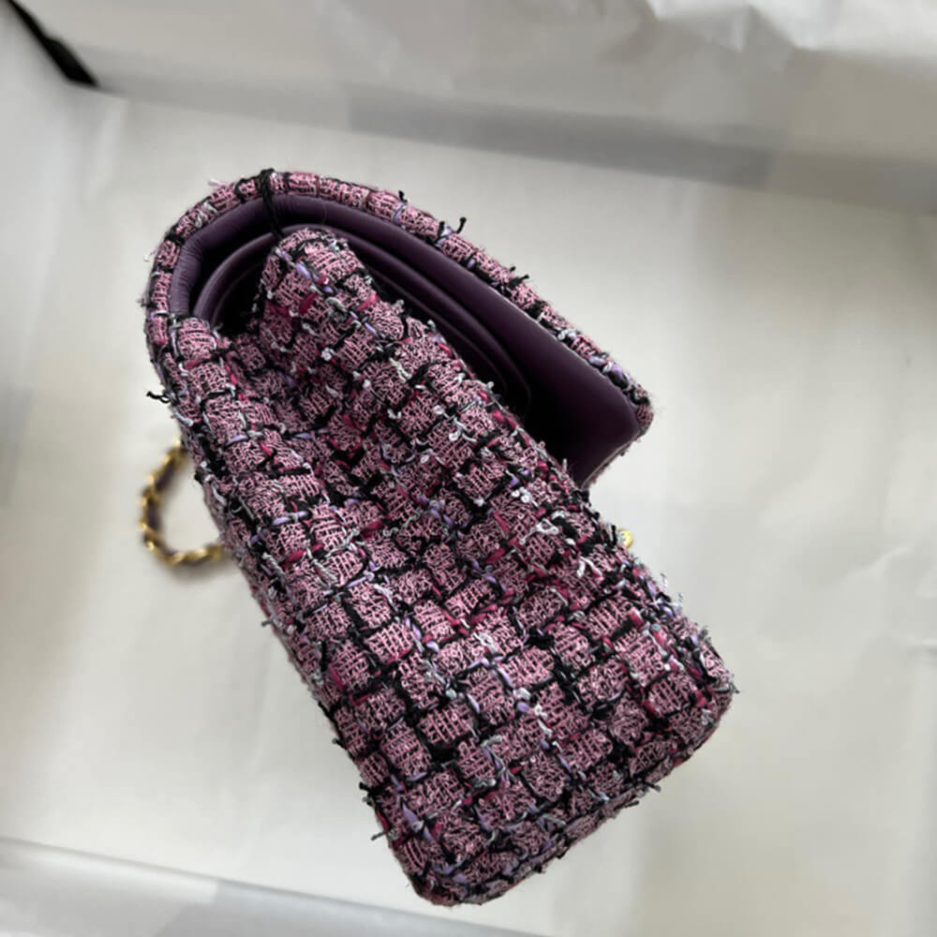 Chanel Tweed Medium Classic Flap Bag