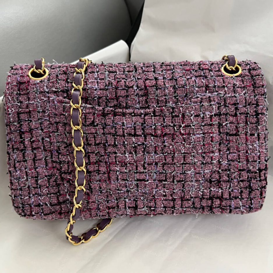 Chanel Tweed Medium Classic Flap Bag