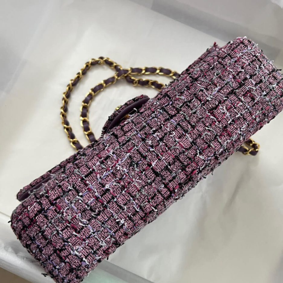 Chanel Tweed Medium Classic Flap Bag