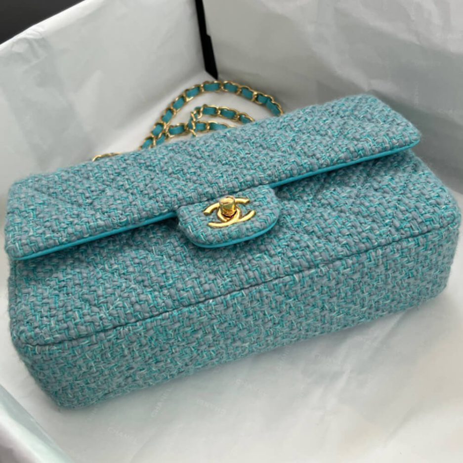 Chanel Tweed Medium Classic Flap Bag