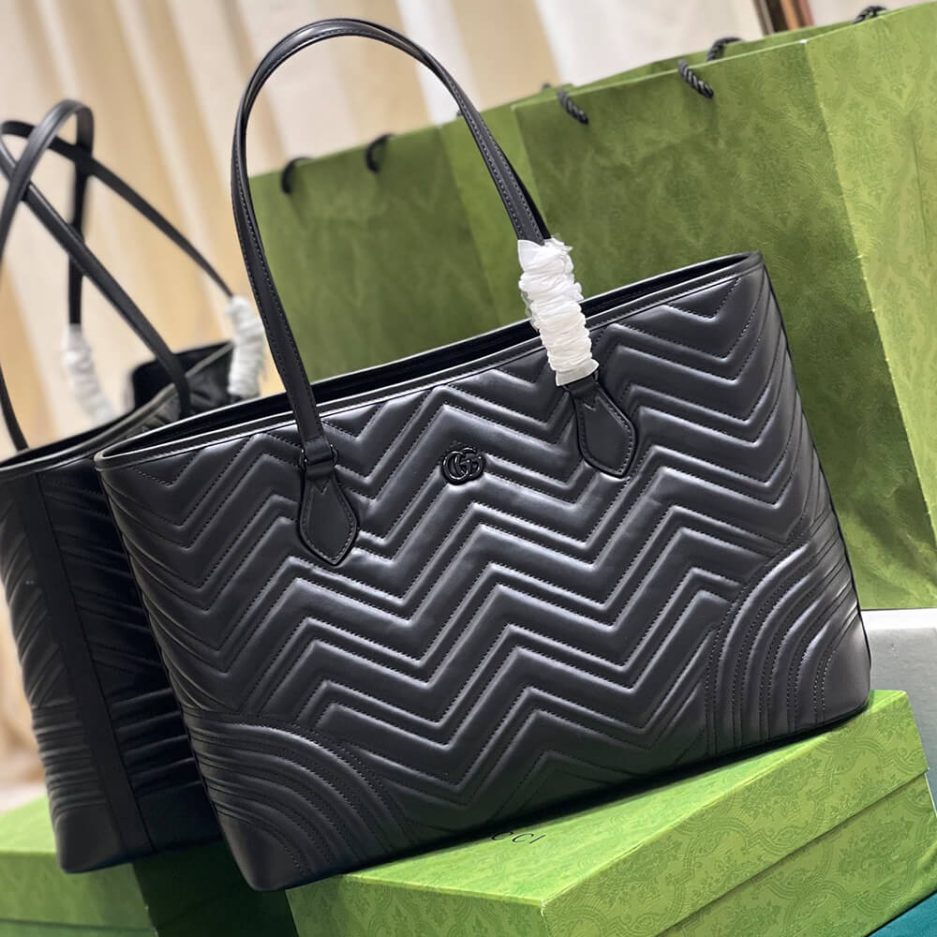 GG MARMONT LARGE TOTE BAG