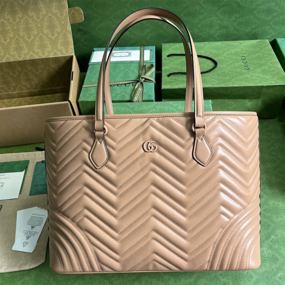 GG MARMONT LARGE TOTE BAG