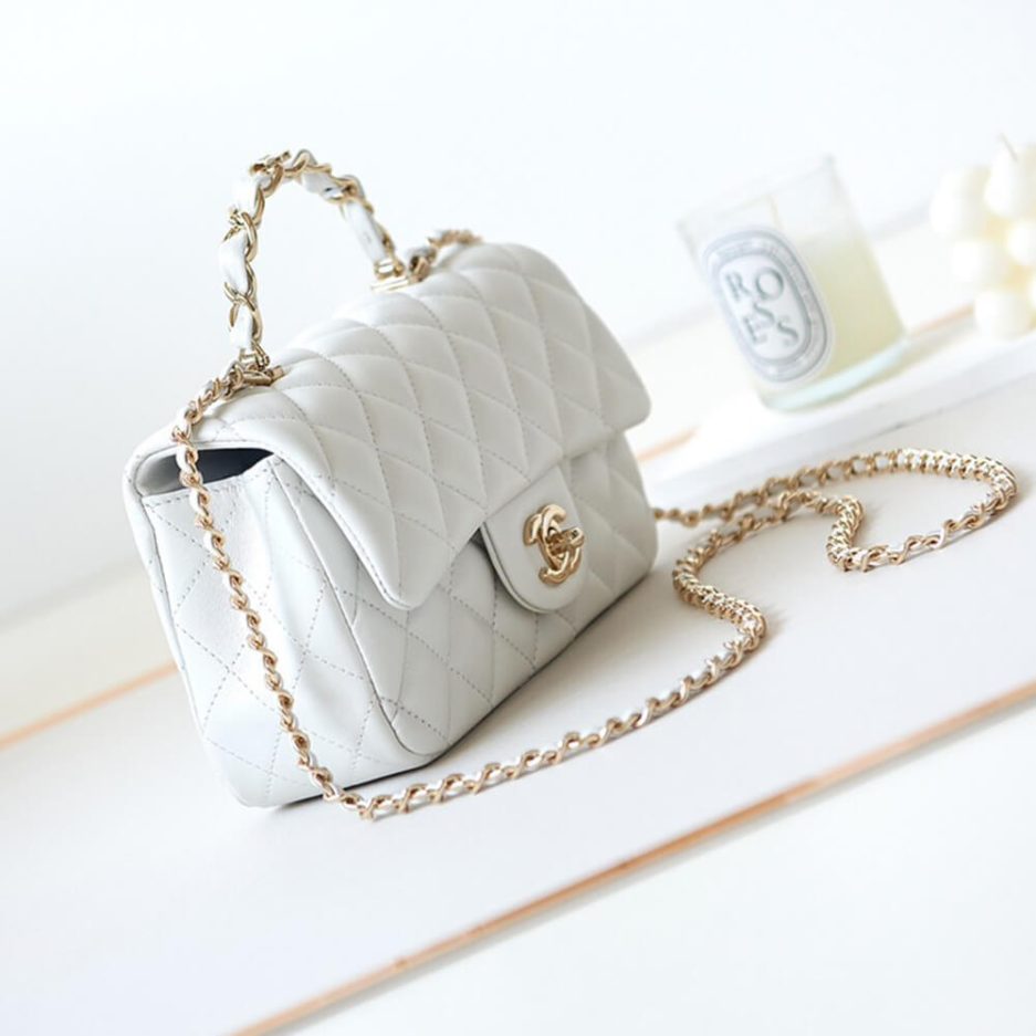 CHANEL Mini Flap With Top Handle