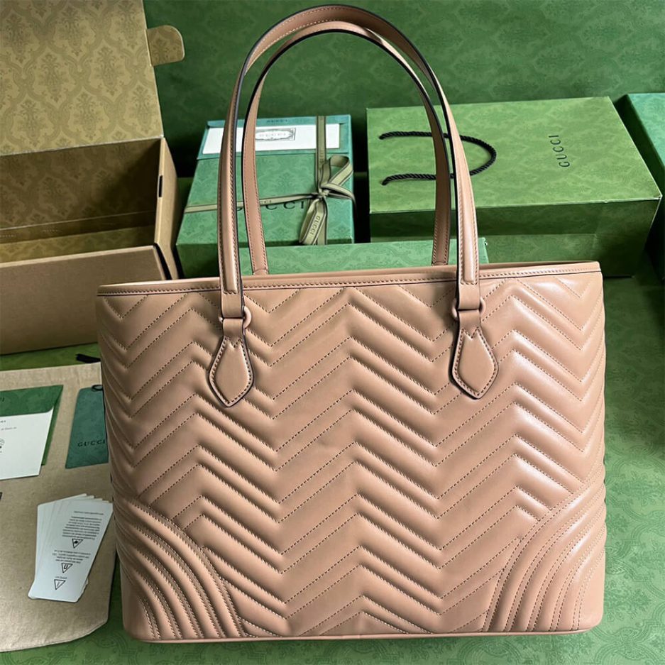 GG MARMONT LARGE TOTE BAG