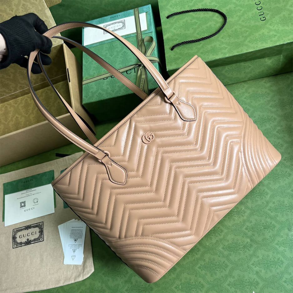 GG MARMONT LARGE TOTE BAG