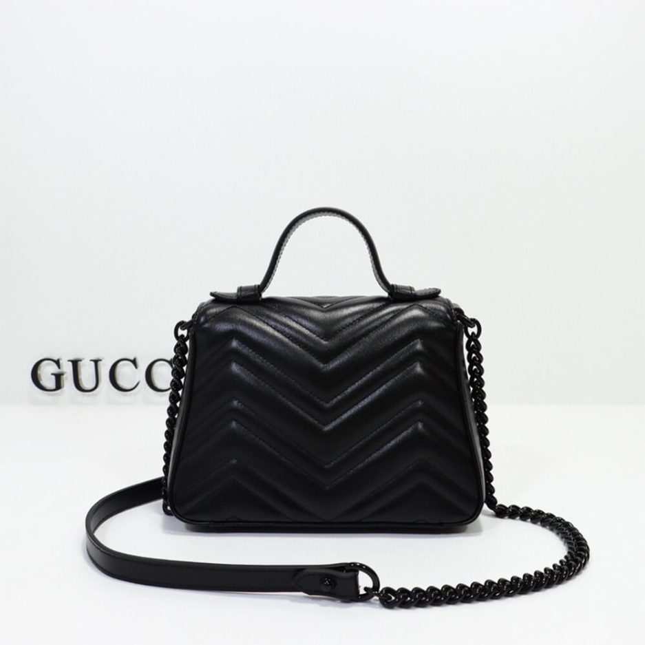 GG MARMONT MINI TOP HANDLE BAG