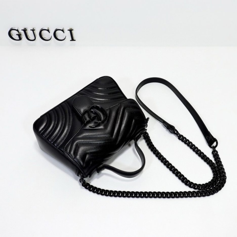 GG MARMONT MINI TOP HANDLE BAG